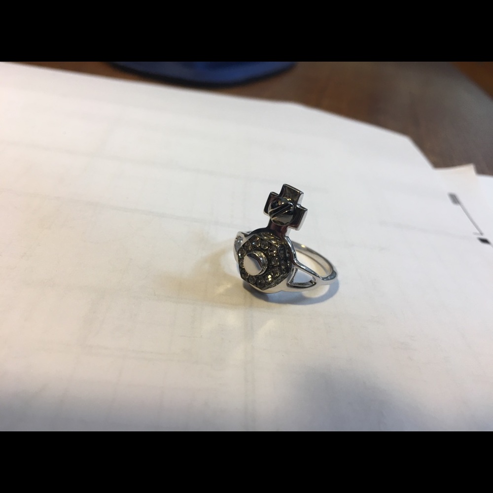 Vivienne Westwood Jolene Orb Ring Sz L - Picture 2 of 3